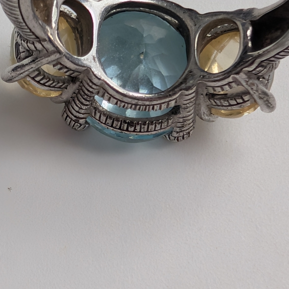 Judith Ripka 925 ring - Picture 5 of 6